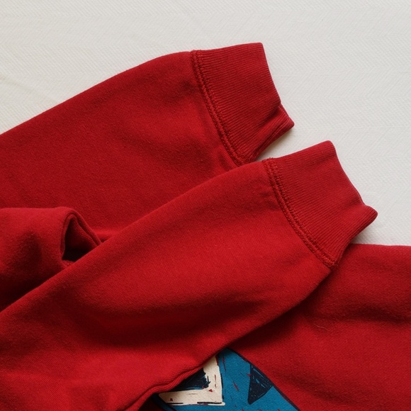 children's place red snowboard tiger hoodie sweatshirt 2T toddler boys - Picture 5 of 6